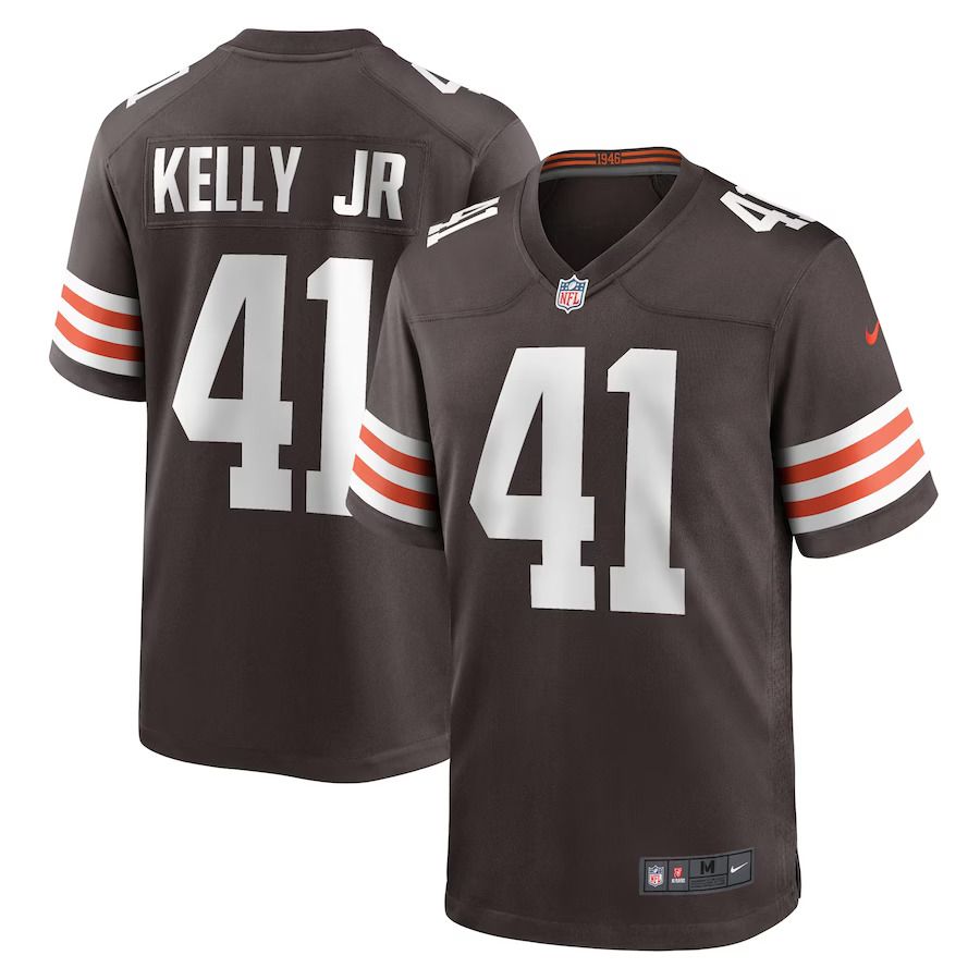 Men Cleveland Browns #41 John Kelly Jr. Nike Brown Game Player NFL Jersey